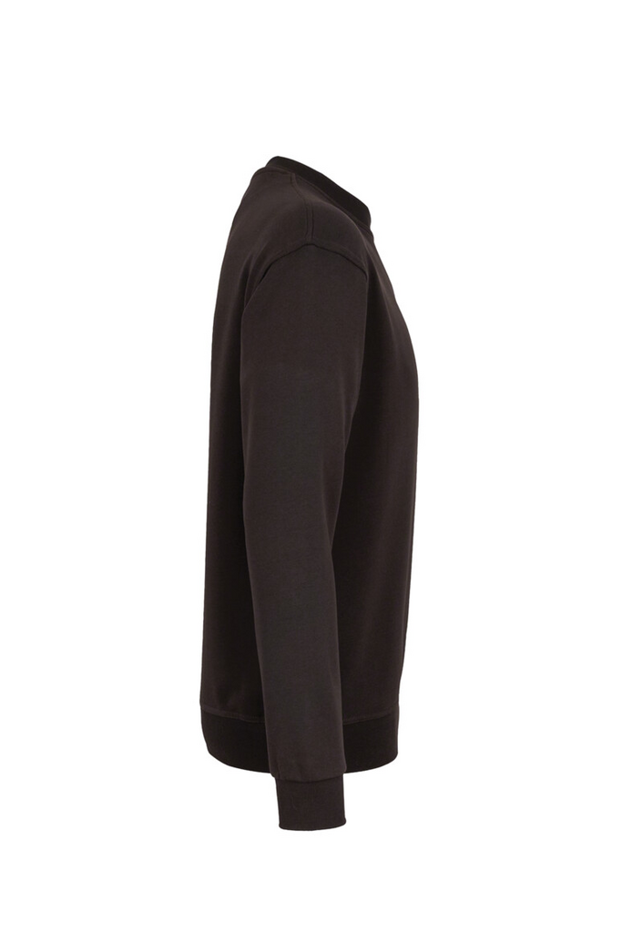 Sweatshirt, Crewneck, Long-sleeve, Dunkelbraun, Pullover