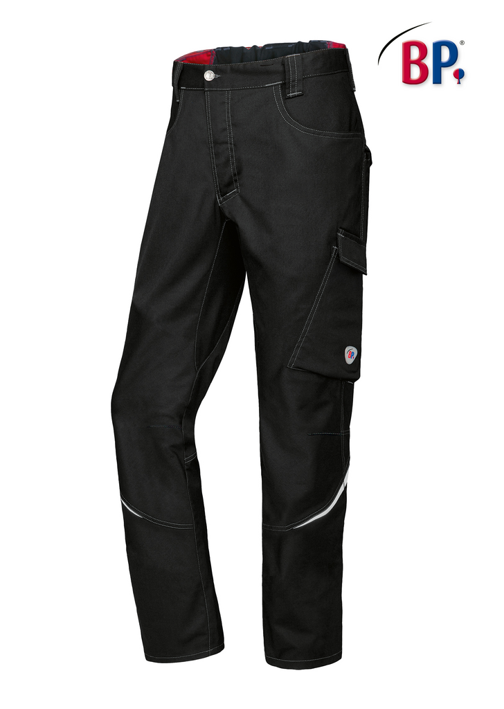 hose, cargo, schwarz, taschen, naht