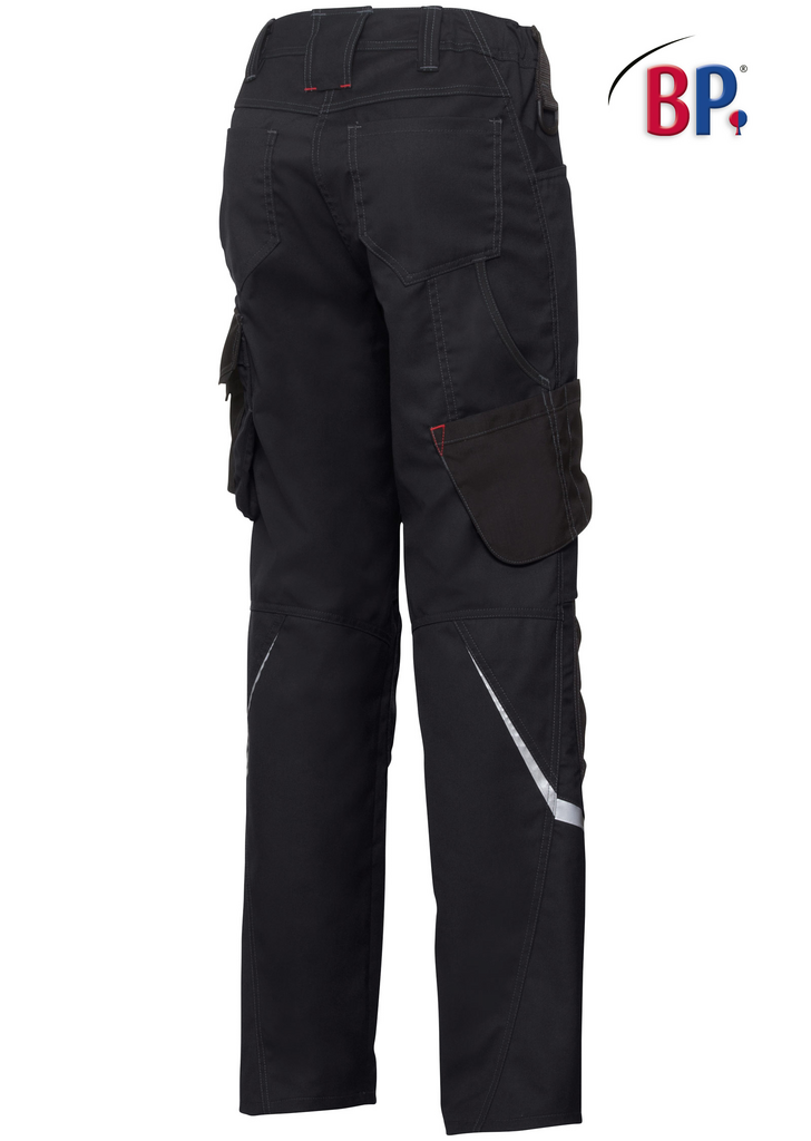 Arbeitshose, Hose, Cargo, Cargo-Tasche, Schwarz