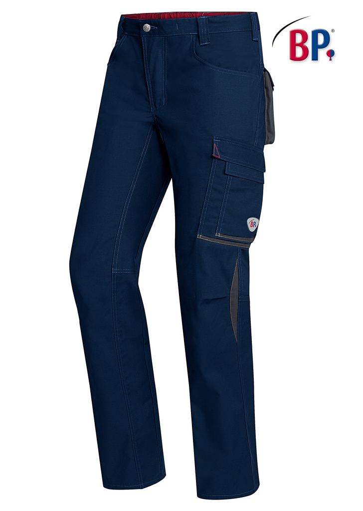Hose, Arbeitshose, Cargo, Navy, Stoff, Hose, Arbeitshose, Cargohose, Navy, Kniepartie