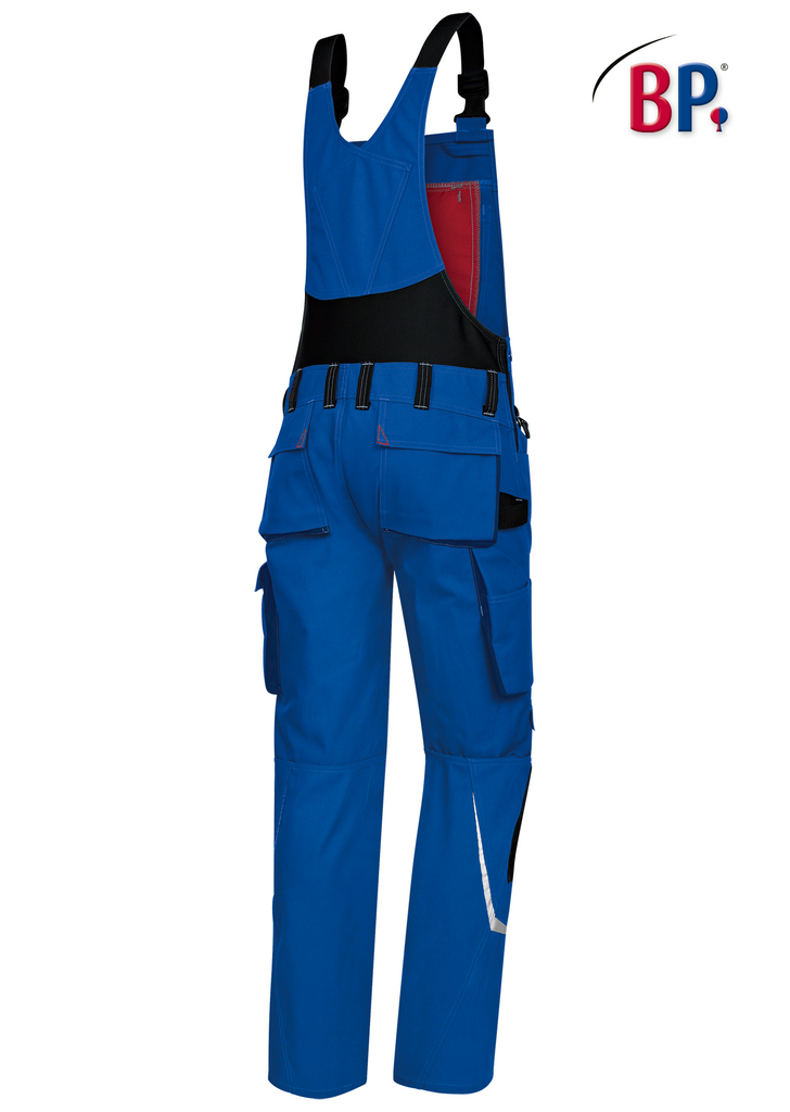 Arbeitslatzhose, Overall, Hosenträgern, Cargohose, Blau
