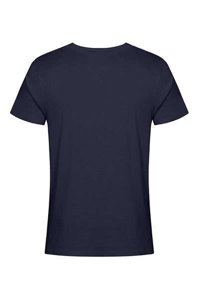 t-shirt, navy, kurzärmelig, rundhalsausschnitt, einfarbig