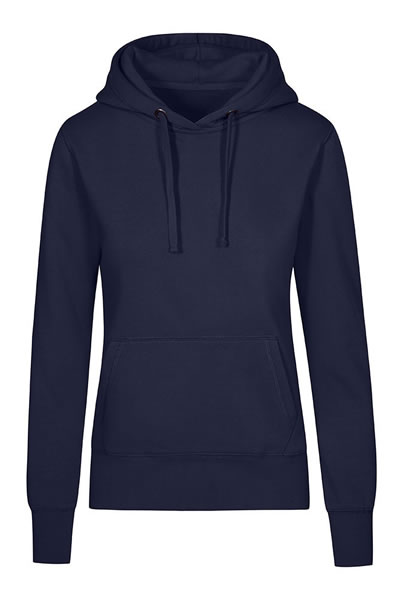 Hoodie, Pullover, Kangurutasche, Langarm, Dunkelblau