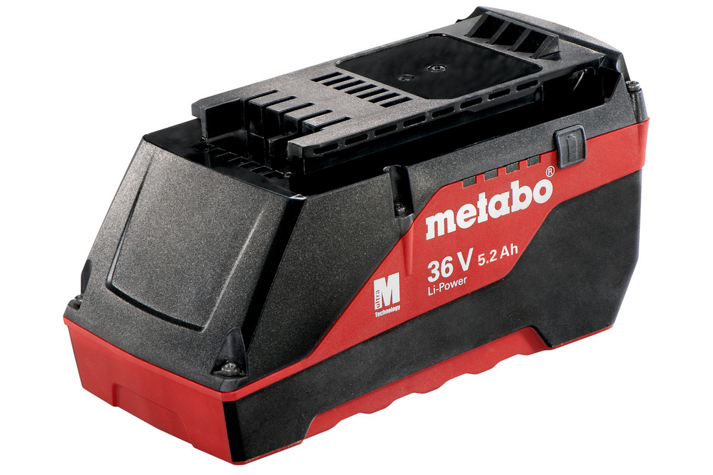 Li-ion battery, 36V, 5.2Ah, tool battery, Metabo