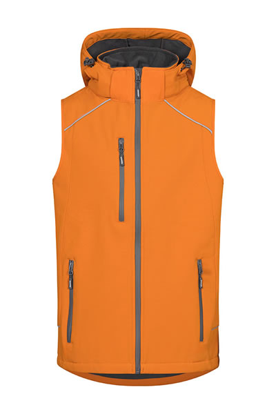 Weste, Outdoor, Gehäuse, Reißverschluss, orange