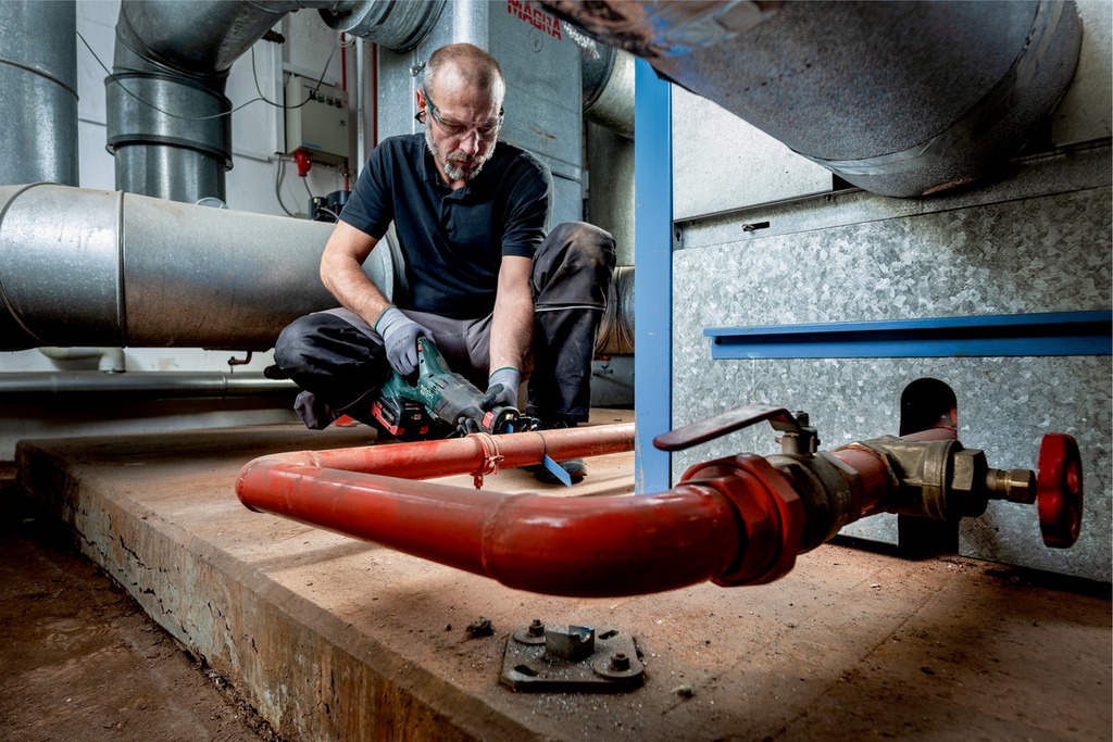 Rohrleitung, Sanitär, Installateur, Schweißen, Werkzeug