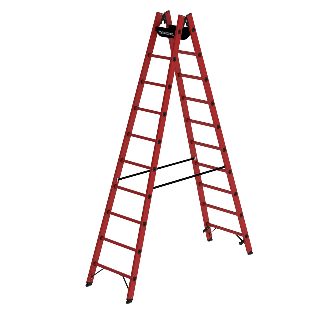 MUNK Sprossen-Stehleiter GFK 2x10 Sprossen