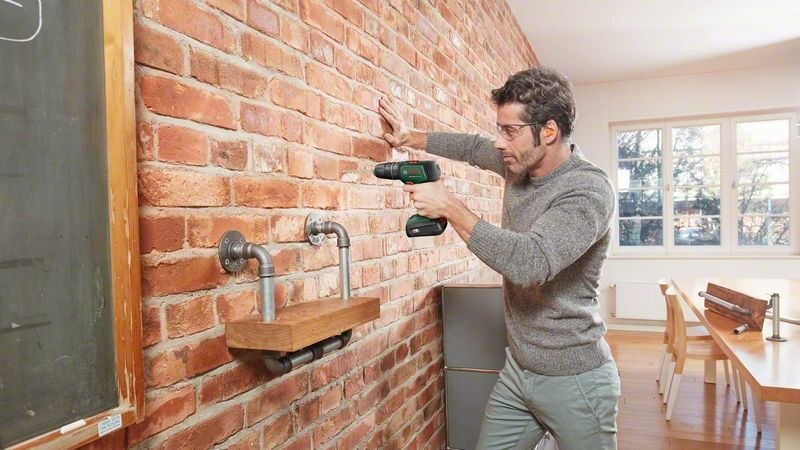 Bohrmaschine, Akkuschrauber, Gebrauchsanweisung, Werkzeug, Holz/Backstein