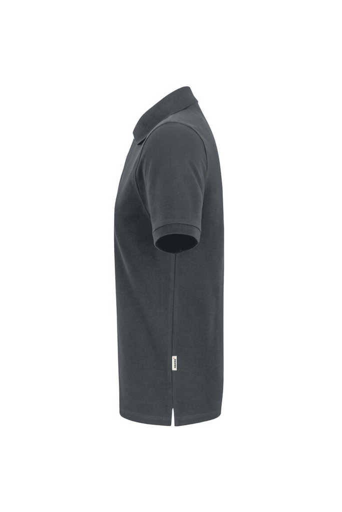 Polohemd, kurzarm, dunkelgrau, Kragen, Seitenschlitz