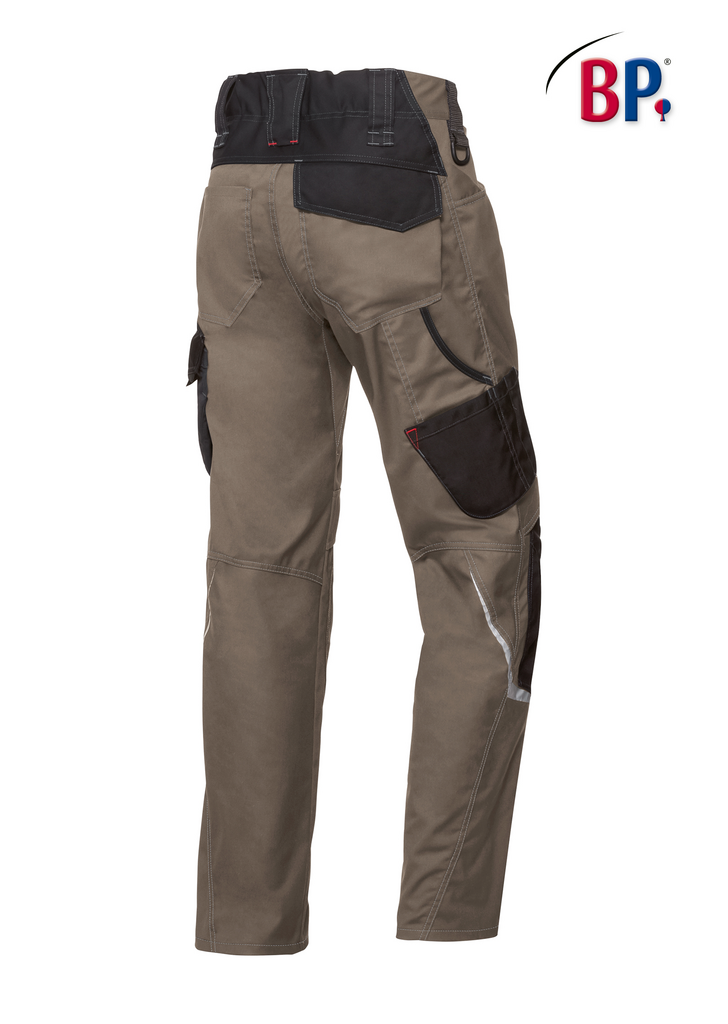 Hose, Arbeitshose, Cargohose, Kunstleder-Akzente, Multifunktion