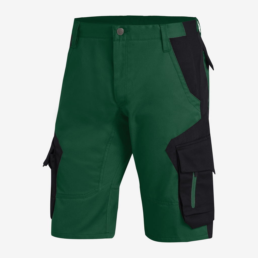 Shorts, Cargo, Grün, Knielang, Mehrere Taschen