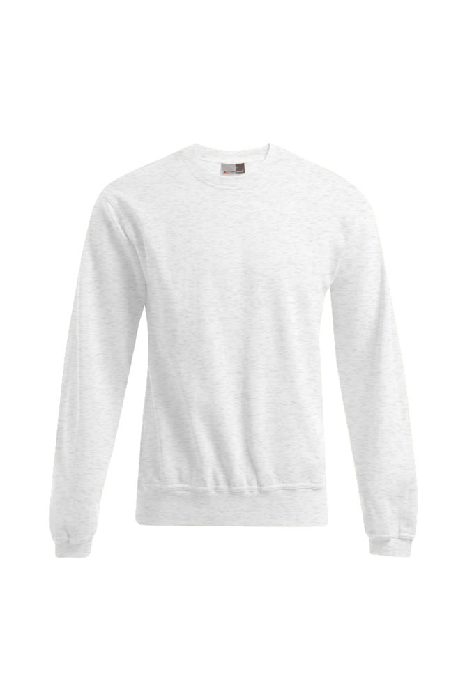 Sweatshirt, Crewneck, Langarm, Grau, Strick