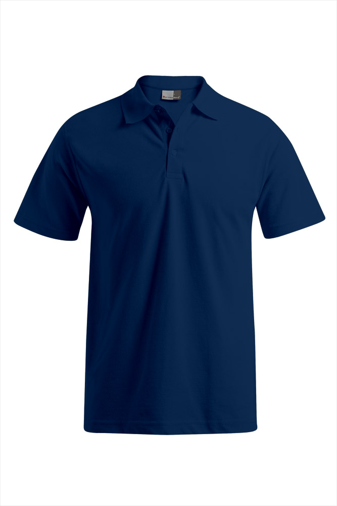 Polo, Polohemd, Kurzarm, Unifarben, Marineblau