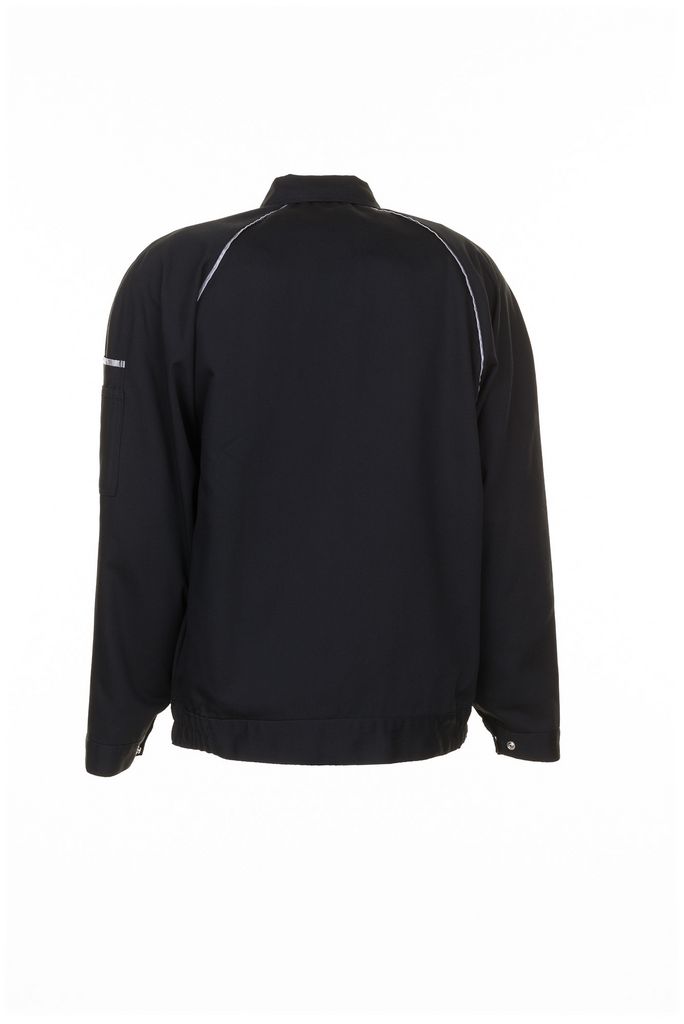 jacke, dunkel, rückseite, naht, pufft