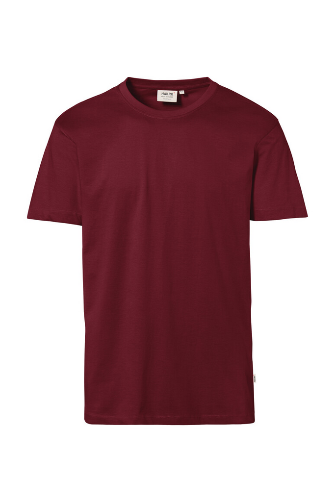 Tee, T-Shirt, Burgundy, Short sleeve, Crew neck