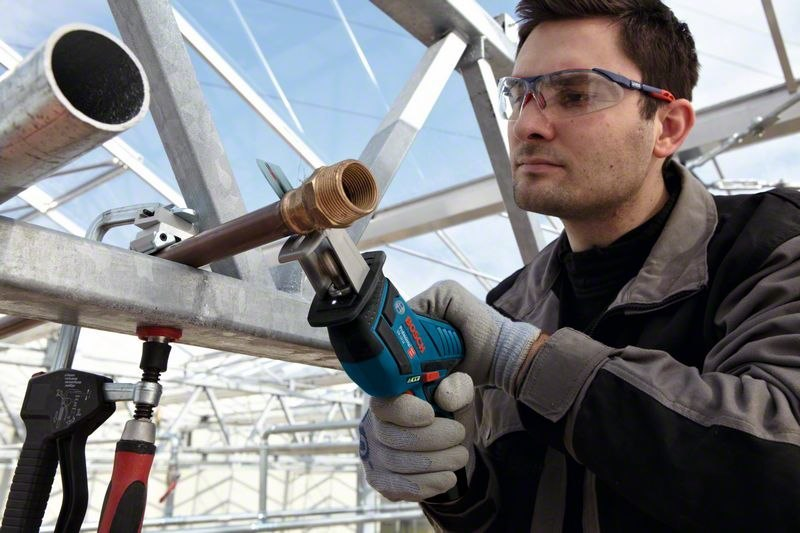 Messwerkzeug, Bohrhammer, Baustelle, Schutzbrille, Handschuhe