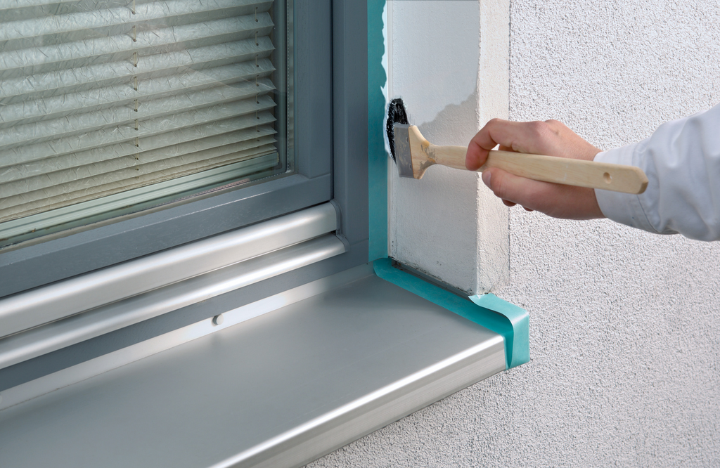 Fenster, Fensterbank, Person, Hammer, Werkzeug