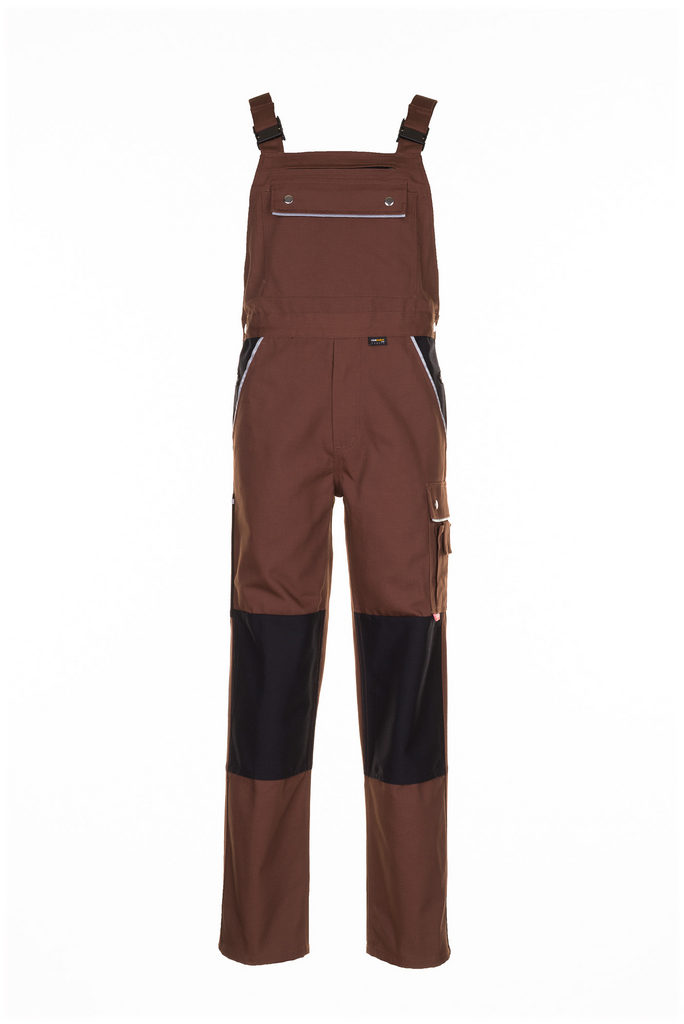 Overall-Brown, Brown Bib-Overalls, Outdoor-Overalls, Cordura-Overalls, Front-Pocket
