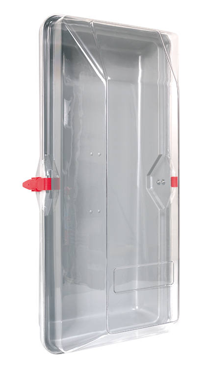 Perma Kunststoff-Schutzkasten PRO inkl. Montageplatte/Bohrschablone