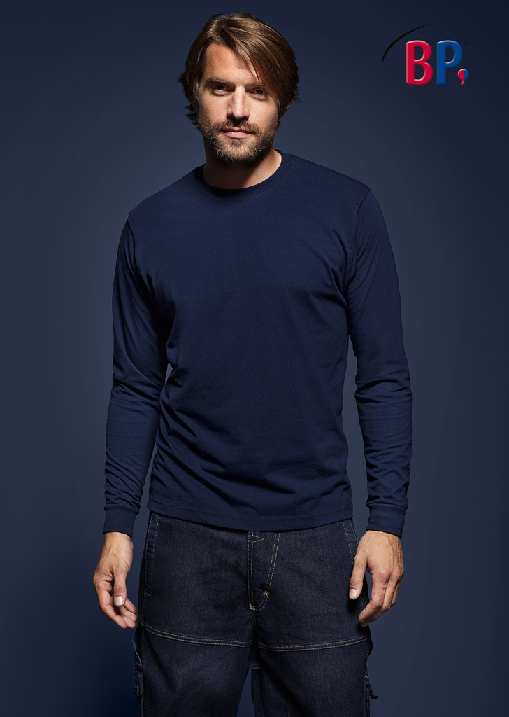 Lange Hose, T-Shirt, Navy Blau, Baumwolle?, unbekannt