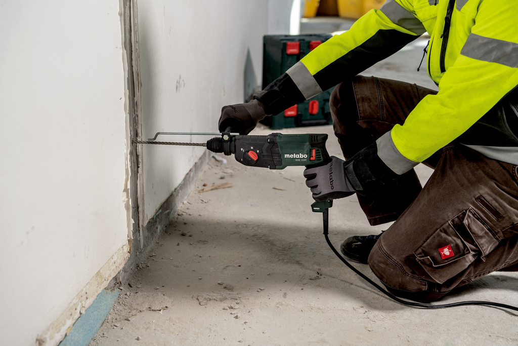 Bohrmaschine, Elektrobohrer, Metabo, Kabel, Reparatur/Arbeitskleidung