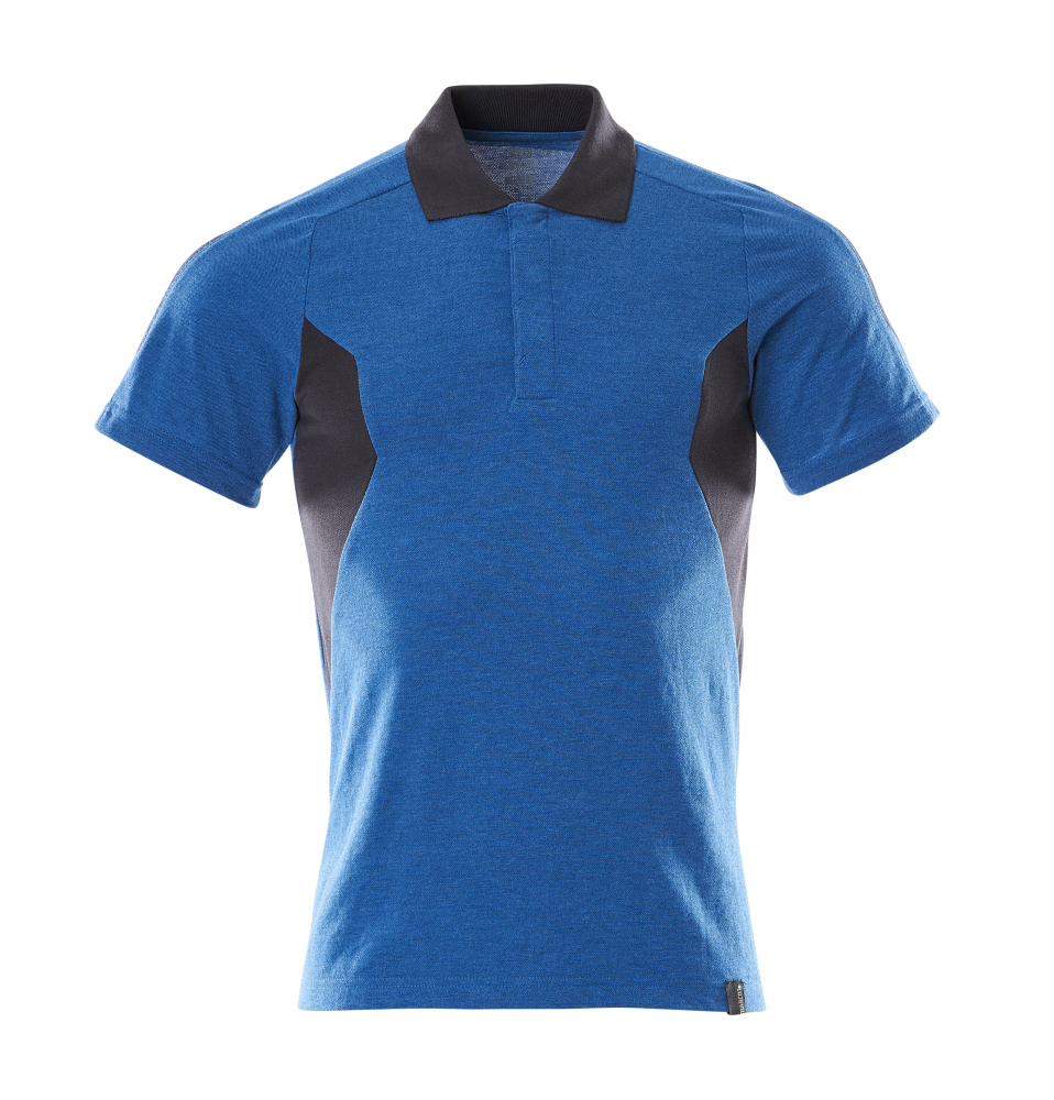 Polohemd, Kurzärmlig, Blau, Farbblock, Casual Polo
