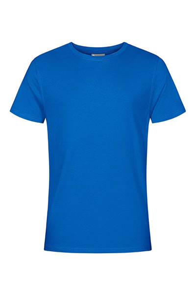 T-Shirt, Unisex, Kurzarm, Blau, Baumwolle