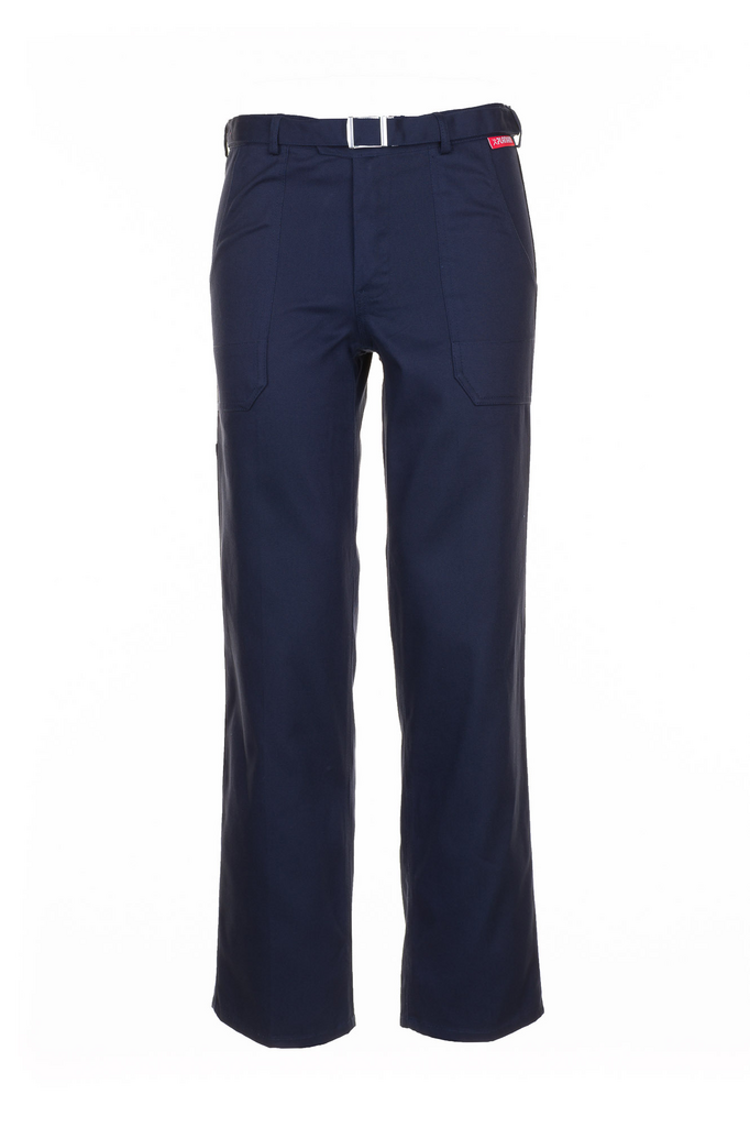 Hose, Navy, Chino, Gürtel, Gerades Bein