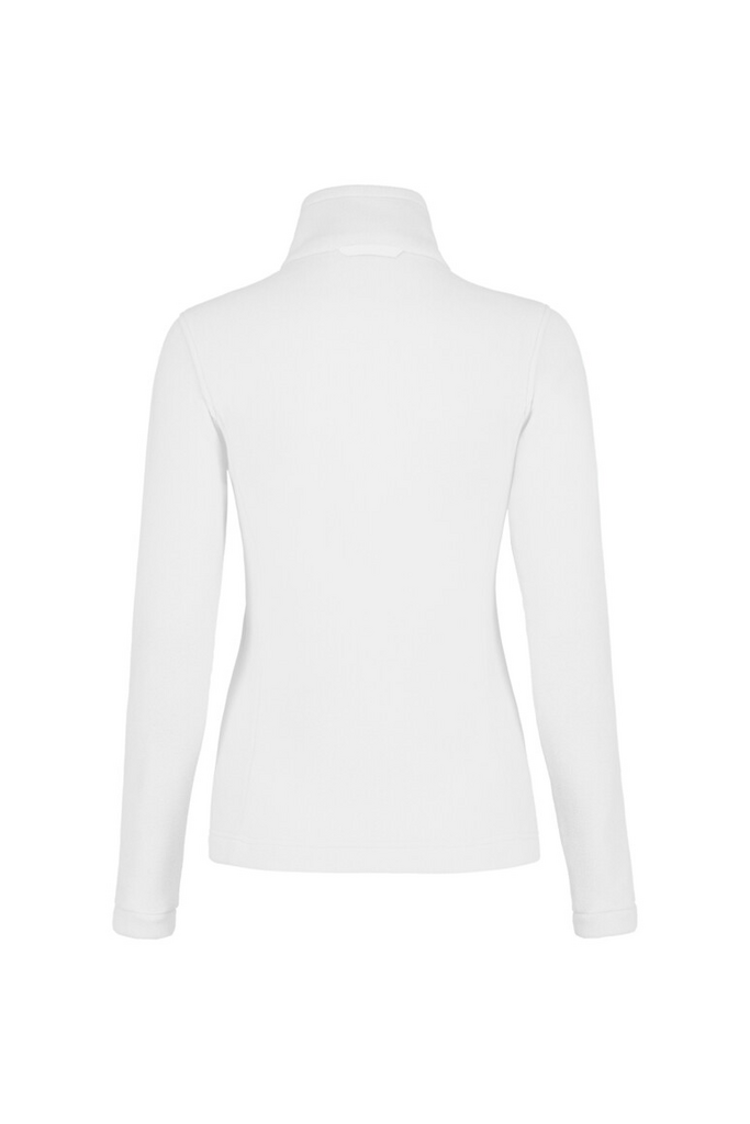 weiss, langarmshirt, jacke, turtleneck, knopflochlos