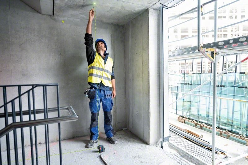 Konstruktion, Arbeiter, Warnweste, Sicherheitsweste, Werkzeugtasche