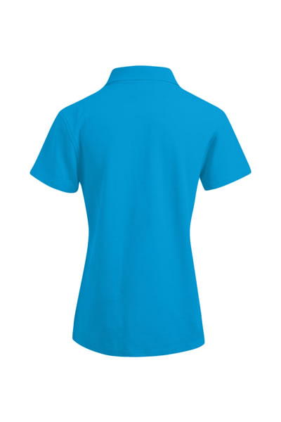 Polohemd, Blau, Kurzarm, Kragen, Polyester