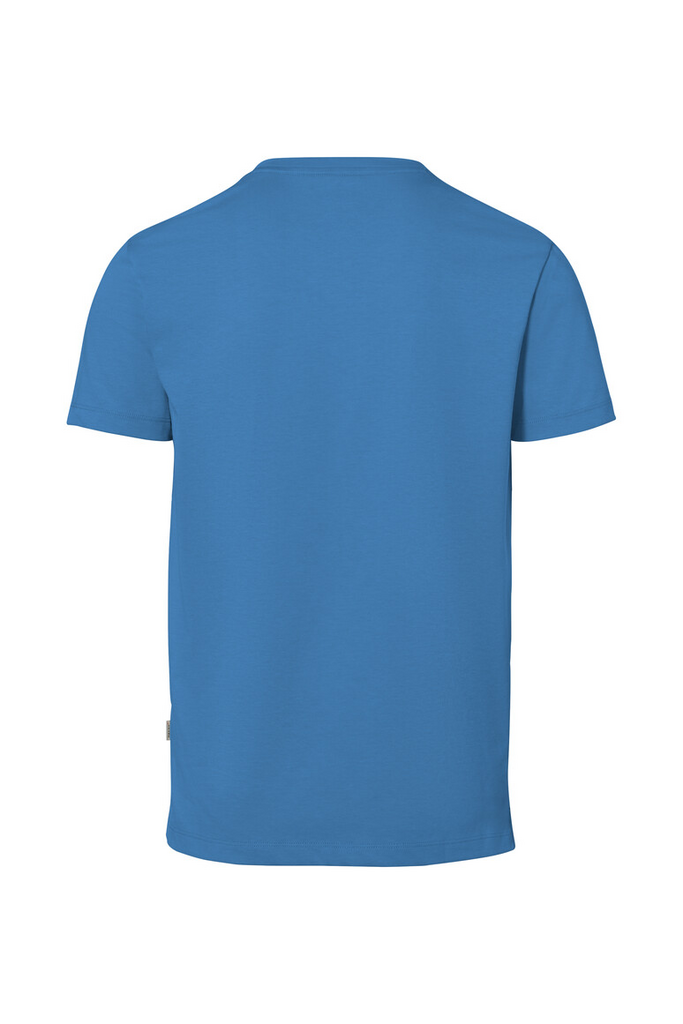 T-Shirt, Kurzarm, Einfarbig, Klarblau, Kleidung