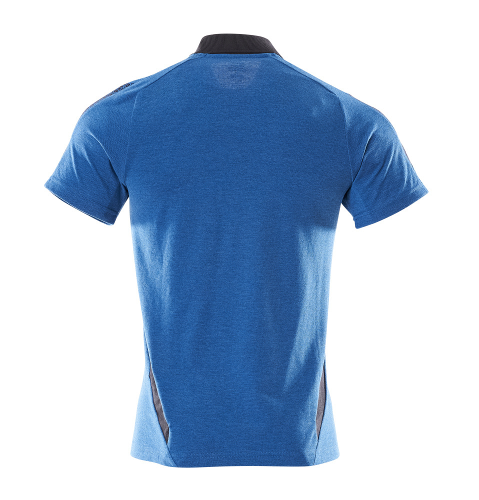 T-Shirt, kurzarmig, blau, Rundhals, Rückansicht