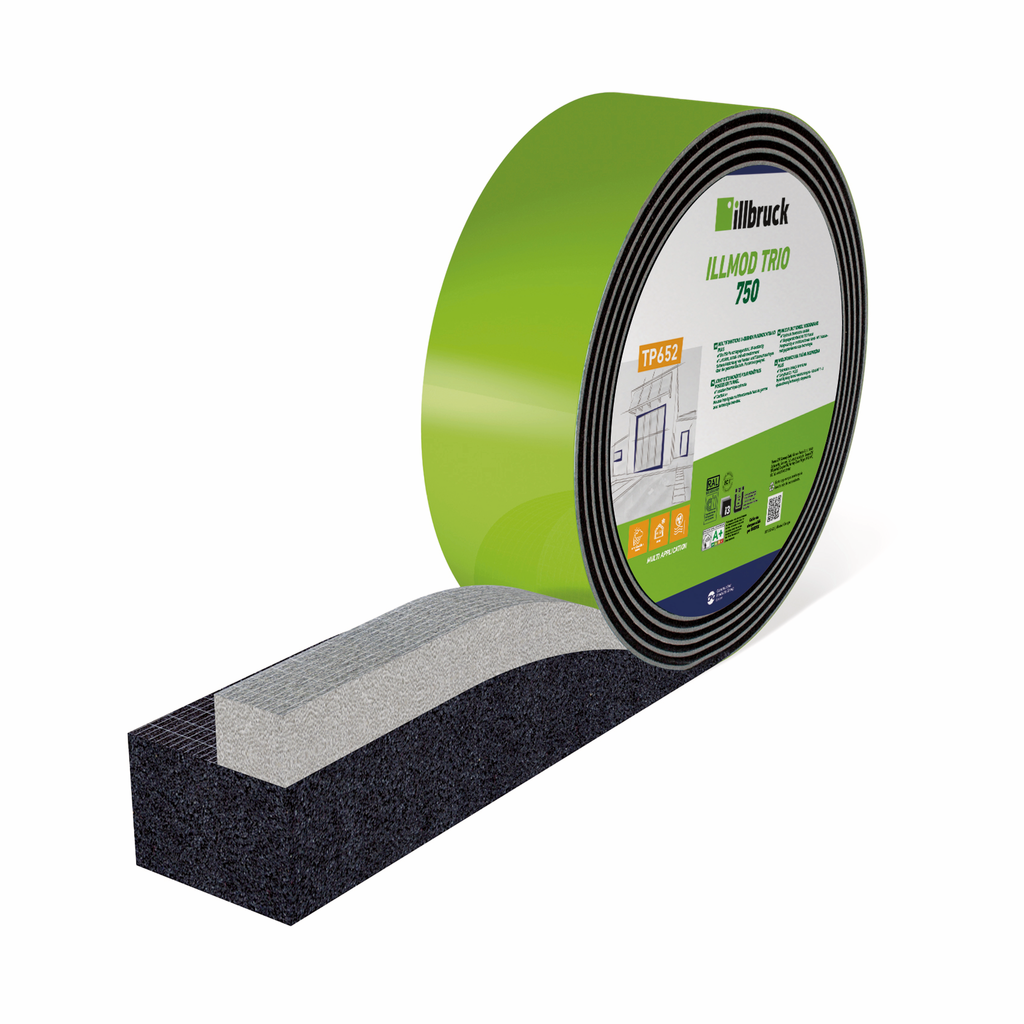 Illbruck Dichtband trioplex + TP652 58/10-20 L anthr. 5m/RL