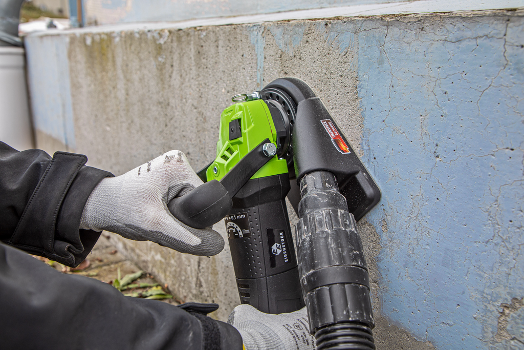 Winkelschleifer, Schleifer, Grinder, Betonarbeiten, Griff