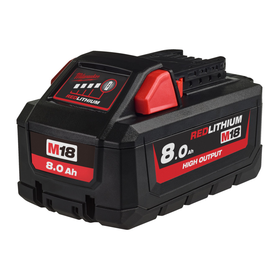 Batterie, 8.0 Ah, M18, RedLithium, High Output