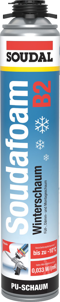 Schaumdose, Schaumflasche, Winter-Schaum, Flasche, Soudal