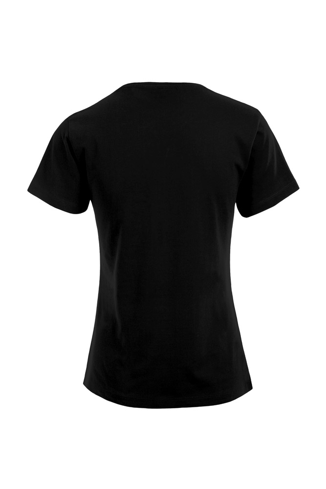T-Shirt, Schwarz, Kurzarm, Basistop, Baumwolle
