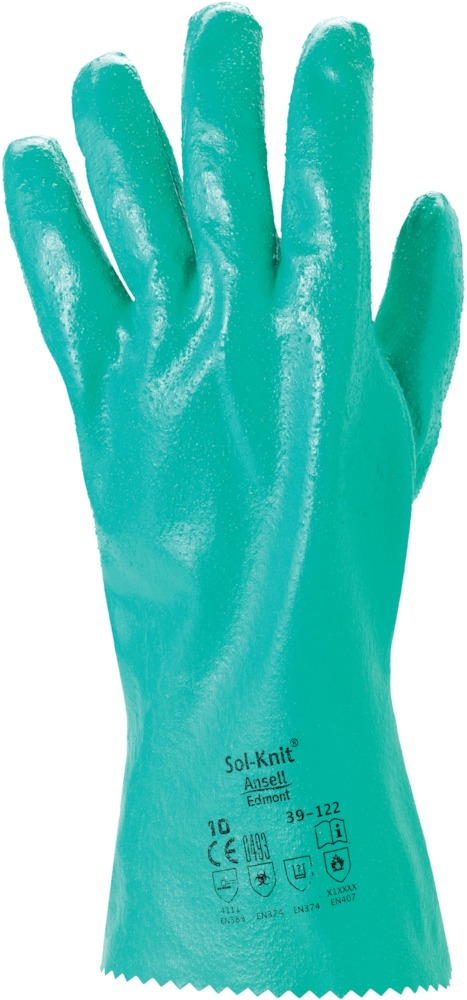 Handschuh, Gummi-Handschuh, Sicherheits-Handschuh, grüner Handschuh, Chemie-Handschuh