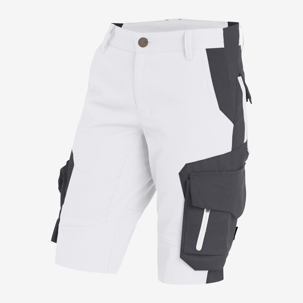 kurze Hosen, Cargotaschen, knielang, putty white, Mehrfachtaschen