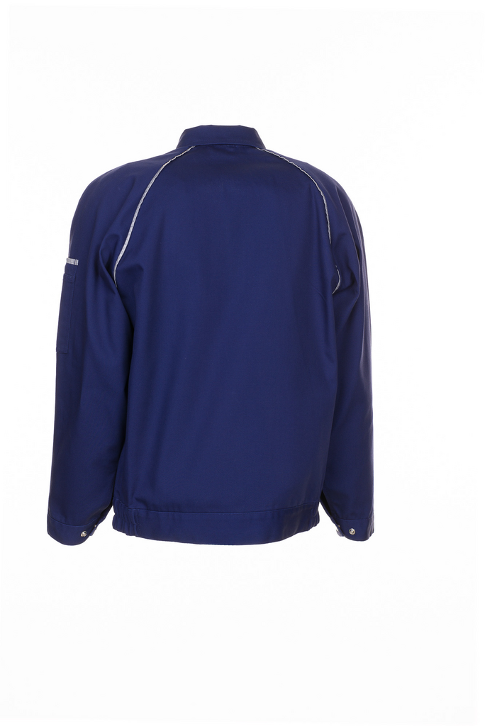 Jacke, Navy Blau, Rückseite, Langarm, Reflektierender Saum