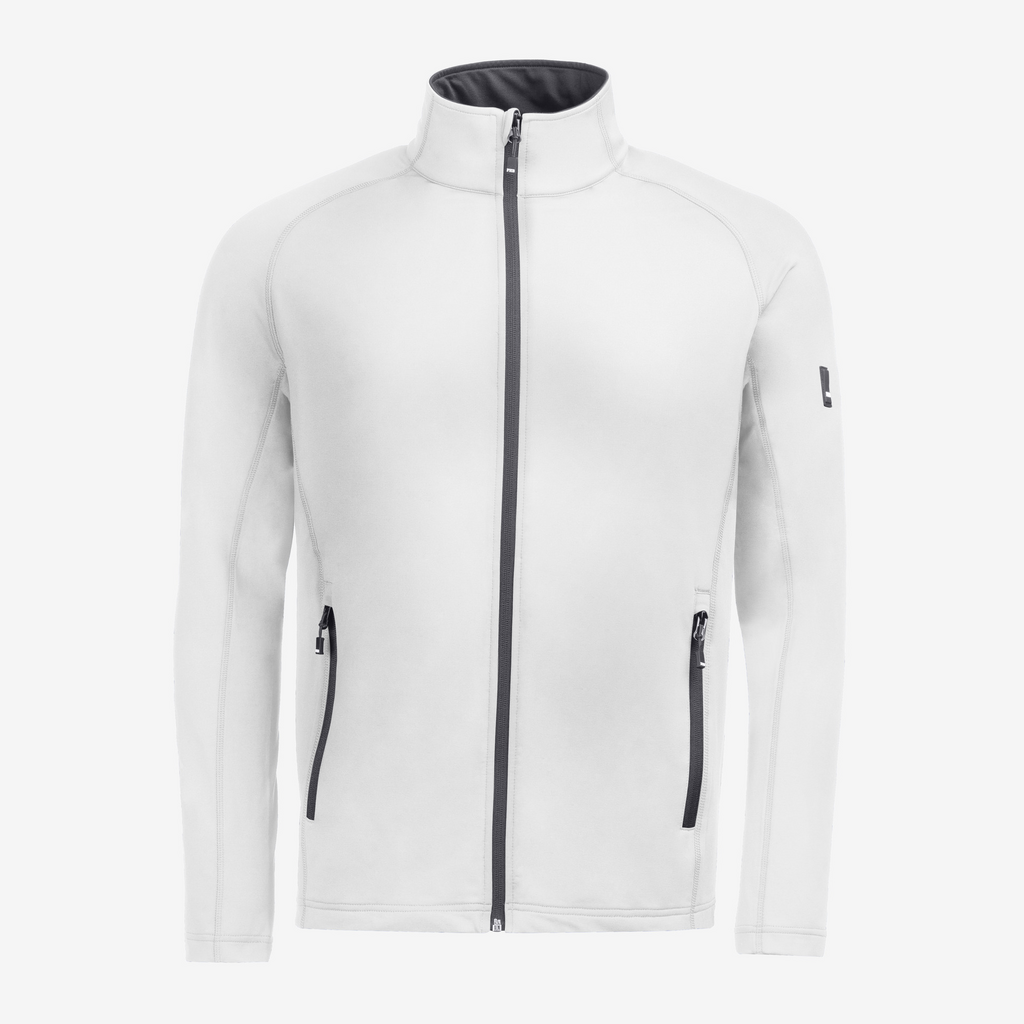 jacke, fleece, reissverschluss, langarm, seitentaschen