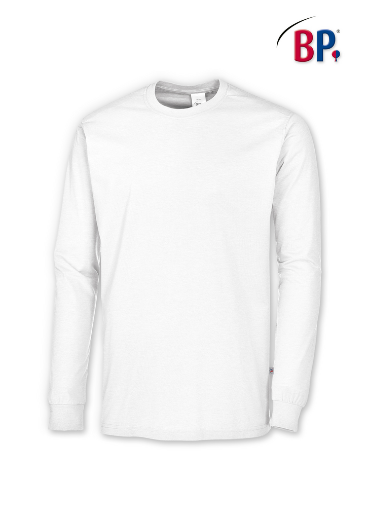 Lange Ärmel, Weiß, Rundhals, Strick, Basic