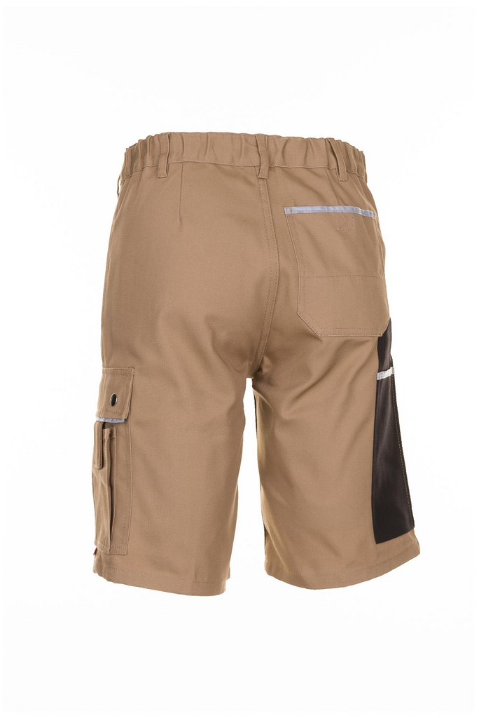 Shorts, Cargo, Beige, Knielang, Rückentasche
