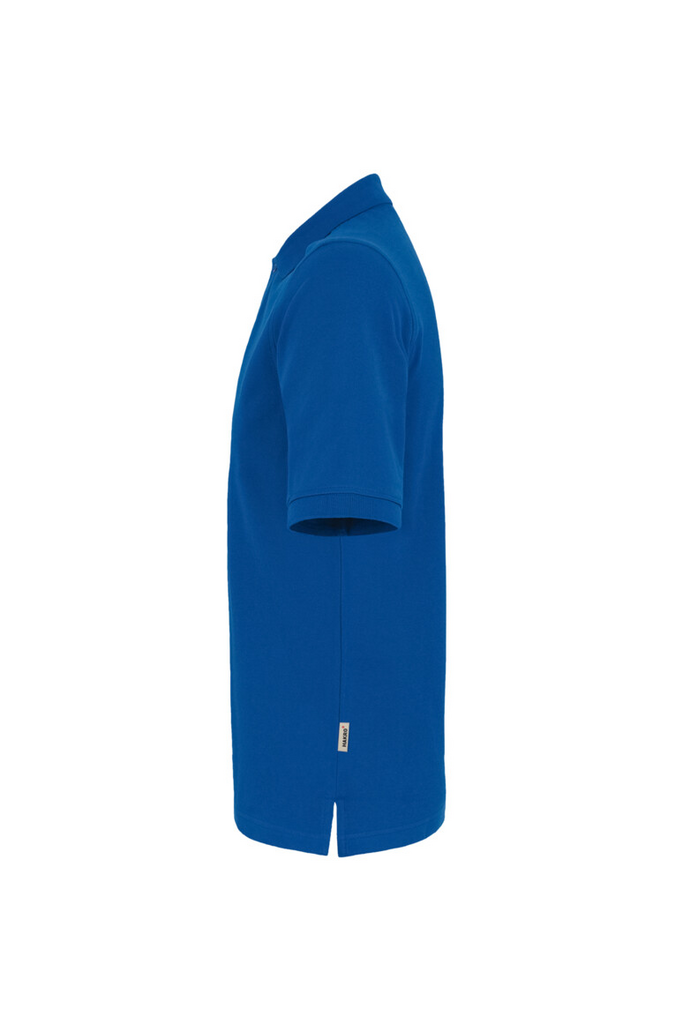 polo, shirt, kurzarm, blau, polohemd