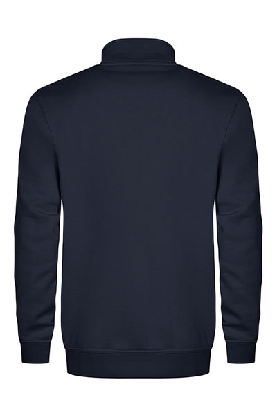 Hoodie, Navy blue, Crew neck, Long sleeves, Plain