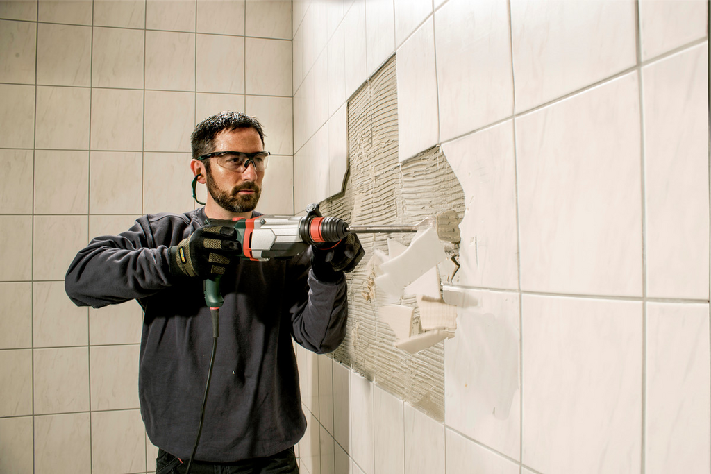 Fliesen, Bauwerkzeug, Schraubbohrer, Wandreparatur, Gewinde