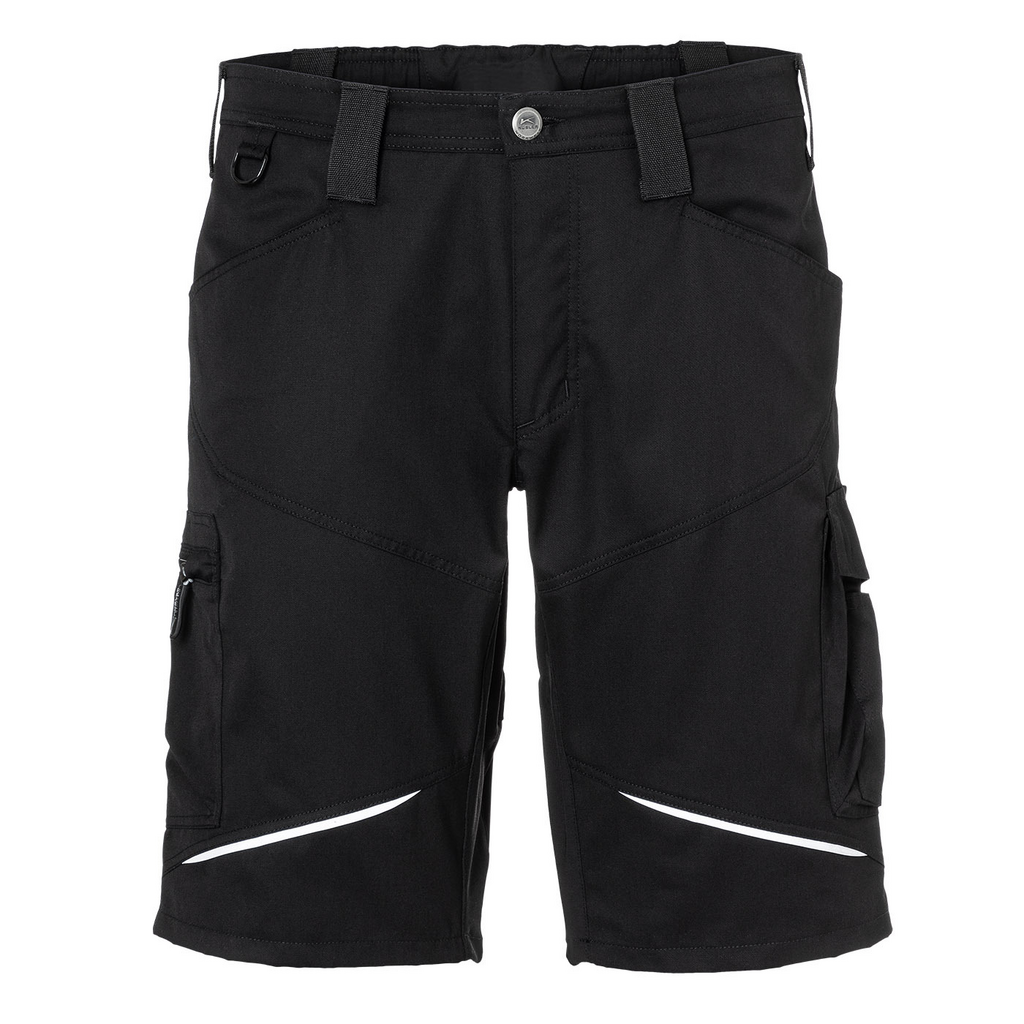 shorts, cargo, schwarz, knielang, reflexiv