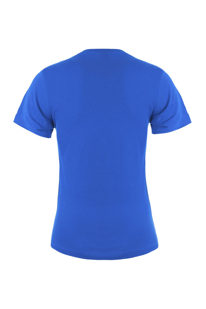 T-Shirt, Kurzarm, Uni-Farbe, Baumwolle, Rundhalsausschnitt