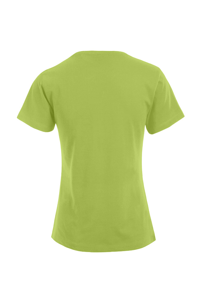 T-Shirt, Kurze Ärmel, Rundhals, Uni, Limettengrün